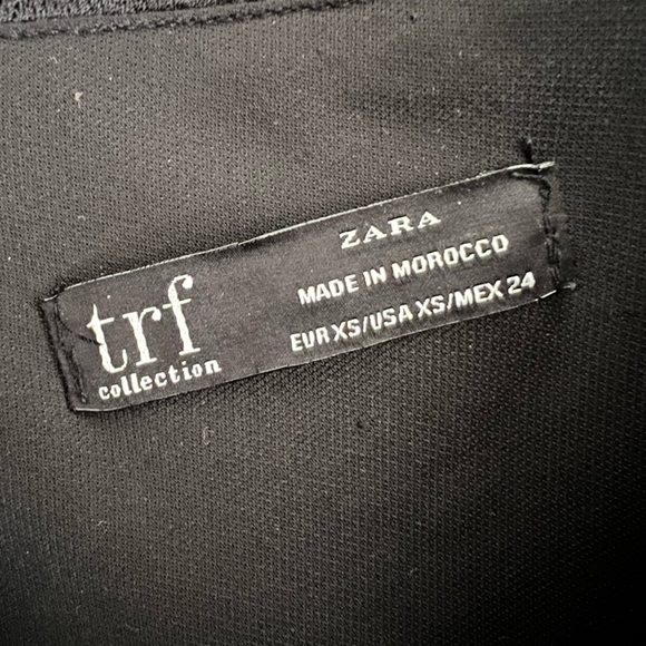 Zara one shoulder tuxedo Black Double-Breasted Dress - Picture 4 of 5